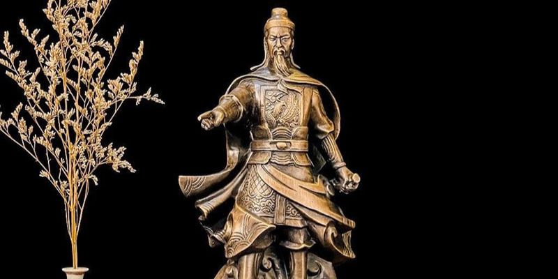 Tượng Trần Hưng Đạo phong thủy bằng đồng cao cấp
