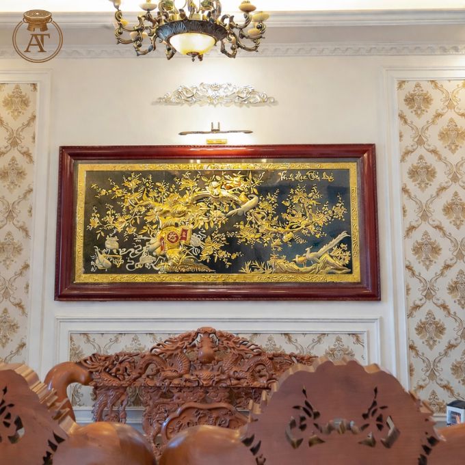 Tranh đồng Vinh Hoa Phú Quý – Phong thủy tài lộc và hạnh phúc