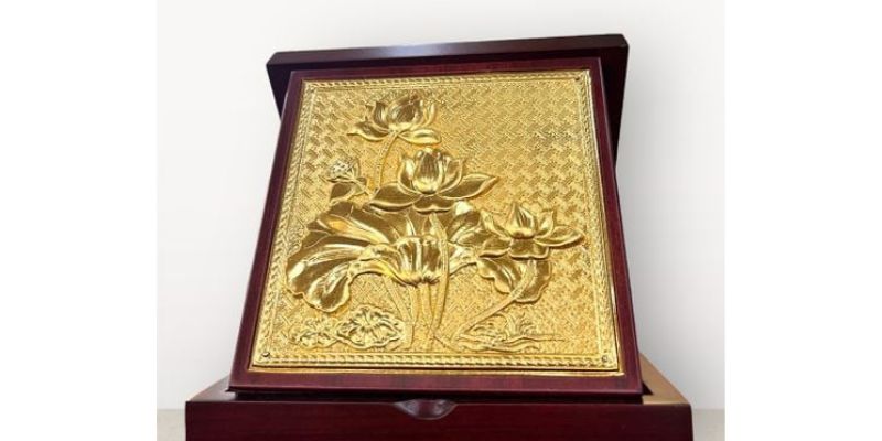 Tranh mạ vàng dùng làm quà tặng cao cấp