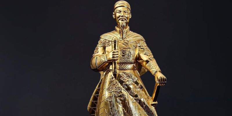 Tượng đồng Hưng Đạo Đại Vương hoàn thiện tinh xảo