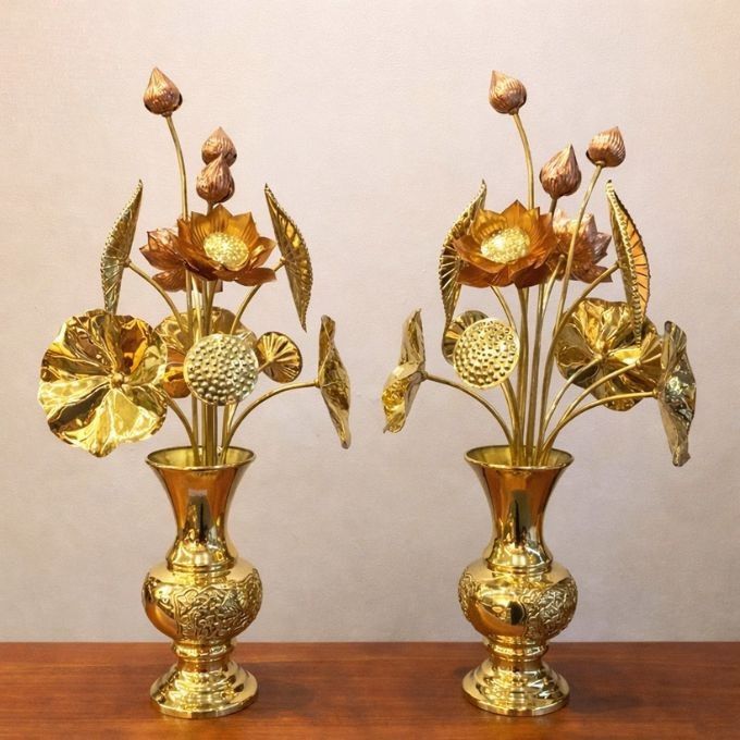 Hoa sen đồng dài Loan | Chế tác thủ công, Sang Trọng, Bền Lâu