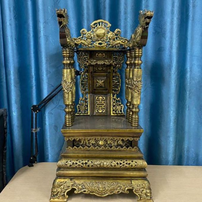 Ngai thờ đồng hun cao cấp đa dạng kích thước